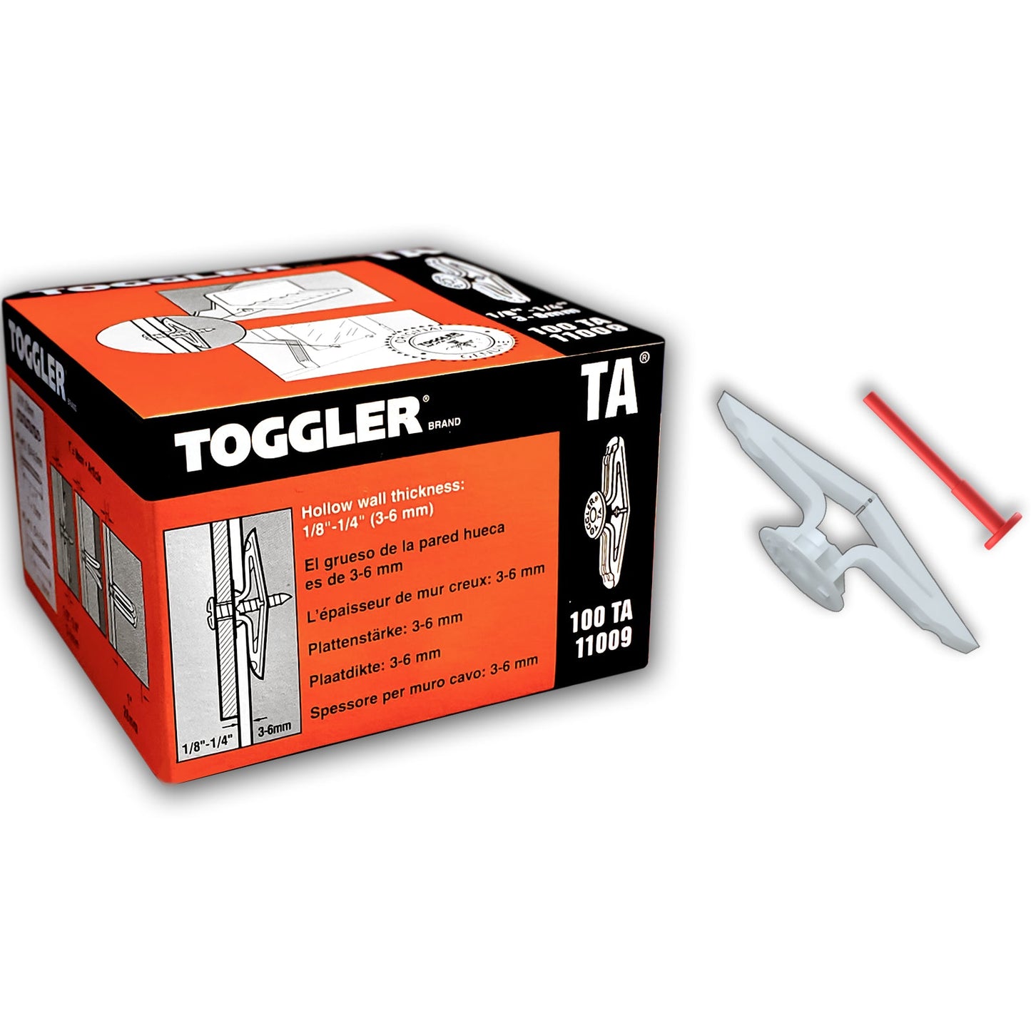 TOGGLER® Plastic Toggle Anchor