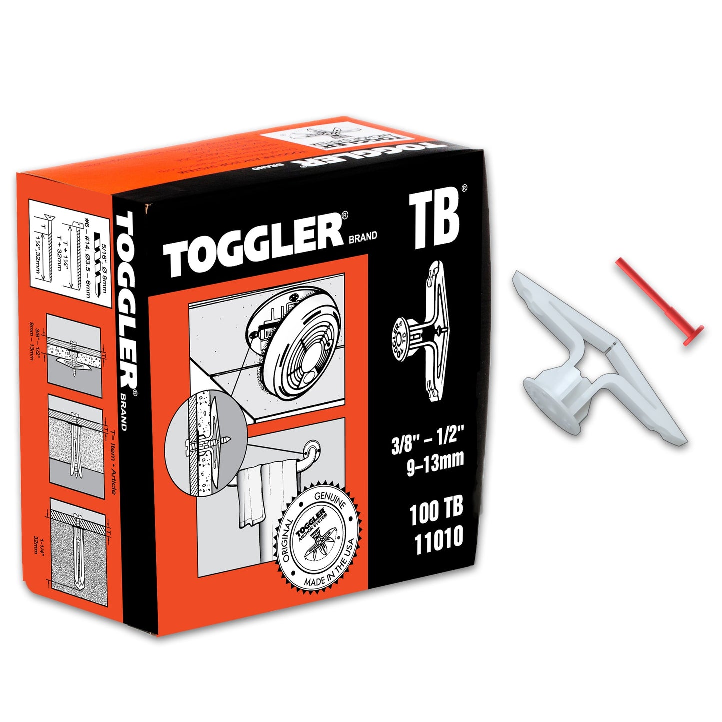 TOGGLER® Plastic Toggle Anchor