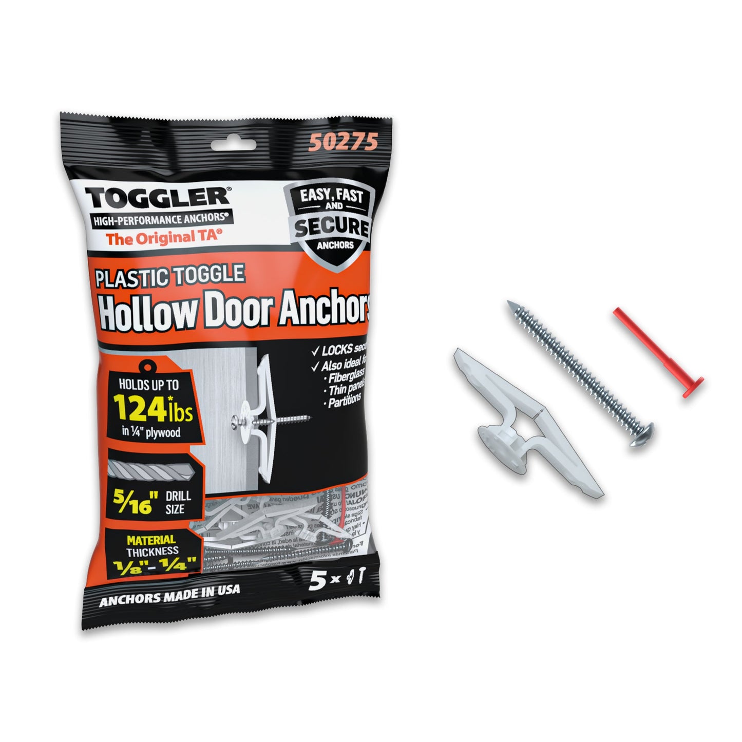 TOGGLER® Plastic Toggle Anchor